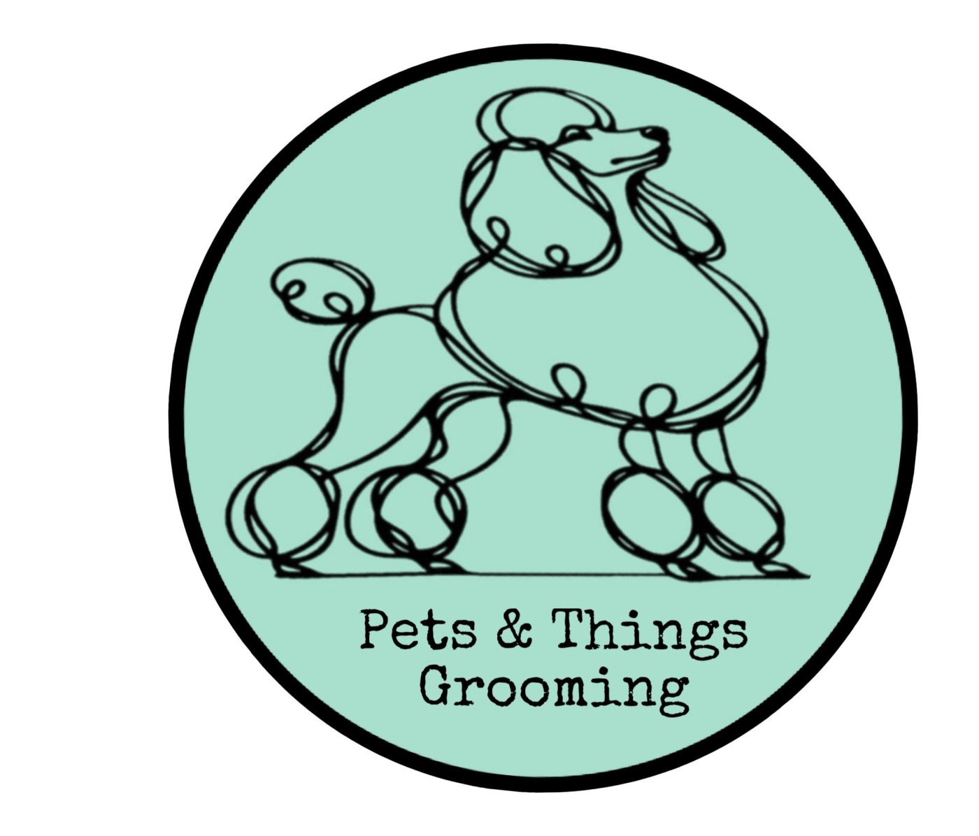 Pets And Things Professional Grooming Logo